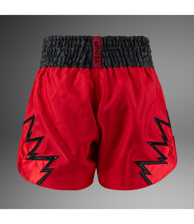 Venum Inferno Muay Thai Shorts Rot Anthrazit Grau Schwarz