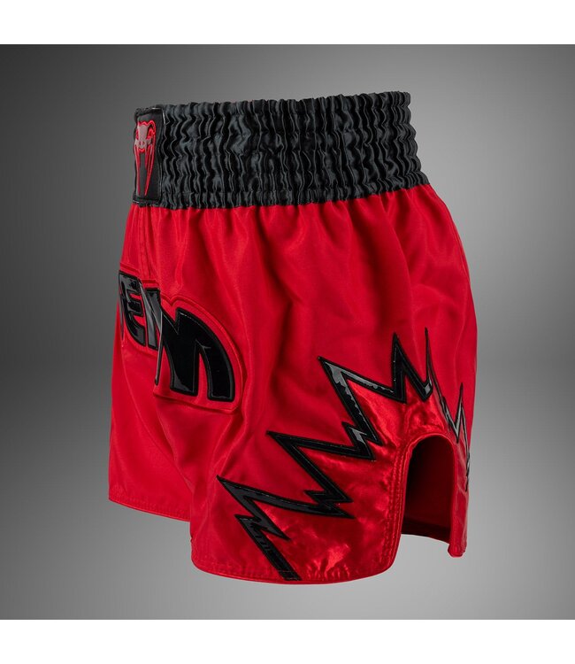 Venum Inferno Muay Thai Shorts Rot Anthrazit Grau Schwarz