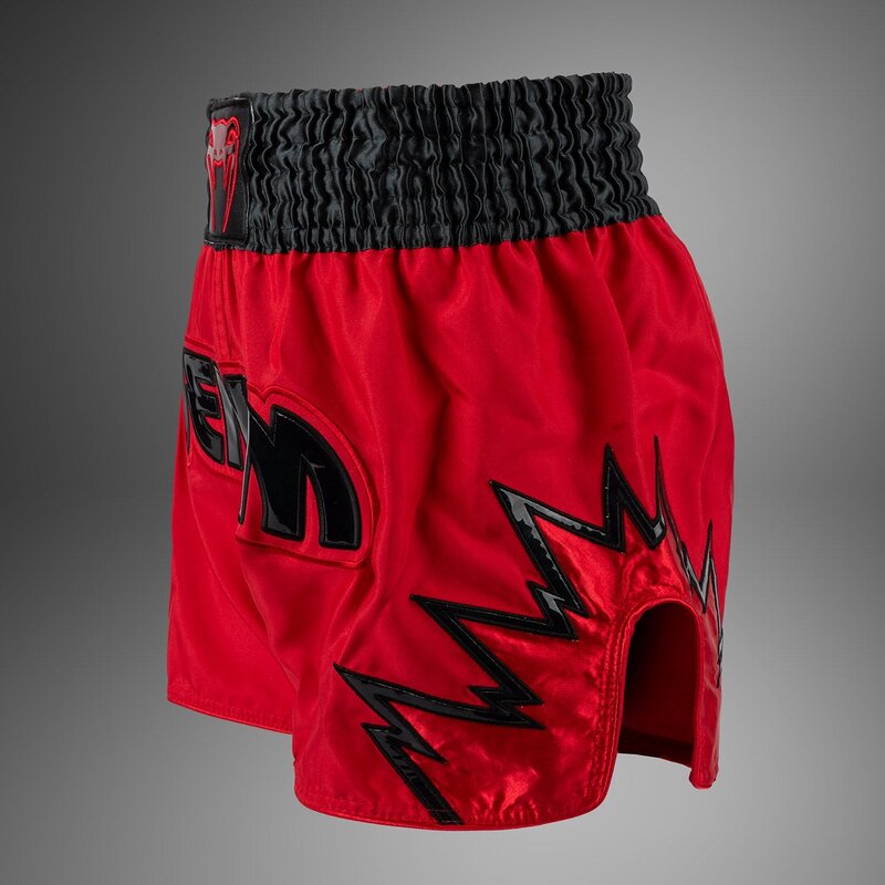 Venum Venum Inferno Muay Thai Shorts Rood Antraciet Grijs Zwart