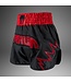 Venum Inferno Muay Thai Shorts Antraciet Rood