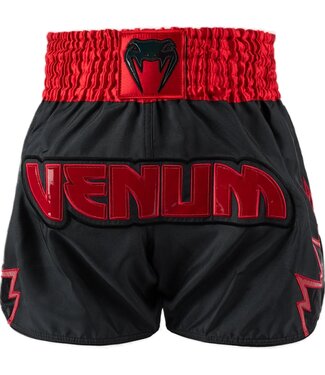 Venum Venum Inferno Muay Thai Shorts Charcoal Grey Red