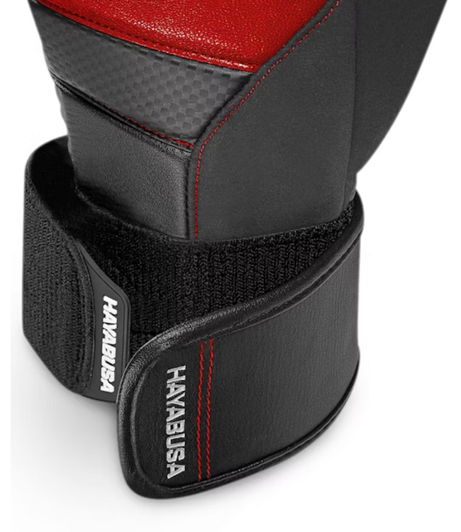 Hayabusa Boxhandschuhe T3 Schwarz Rot | Für Boxen & Kickboxen