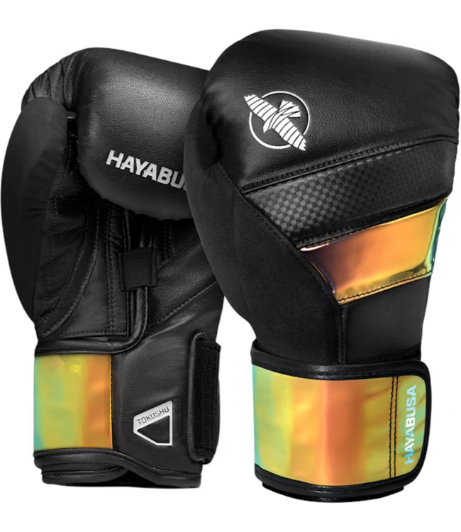 Hayabusa T3 Boxhandschuhe Schwarz Iridescent