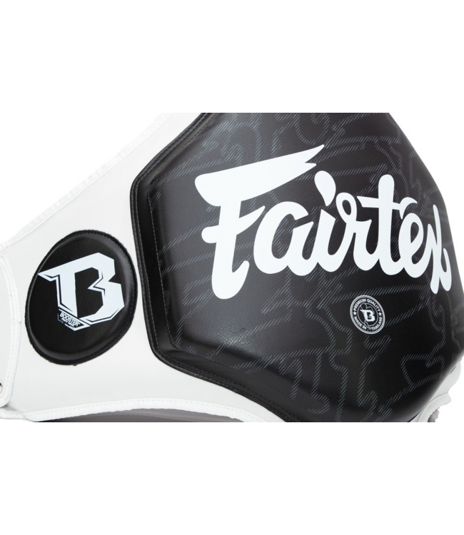 Fairtex x Booster Belly Pad FXB BP White Black