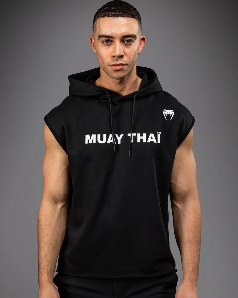 Venum Venum Muay Thai VT Mouwloze Hoodies Zwart Wit