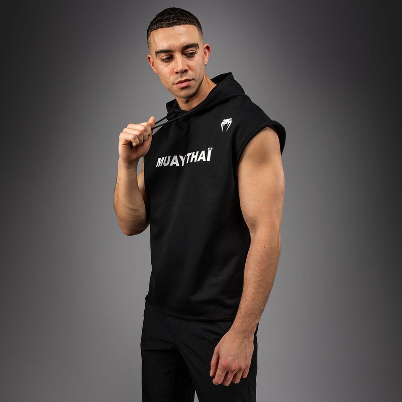 Venum Venum Muay Thai VT Sleeveless Hoodies Black White