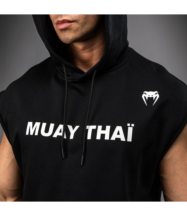 Venum Muay Thai VT Mouwloze Hoodies Zwart Wit
