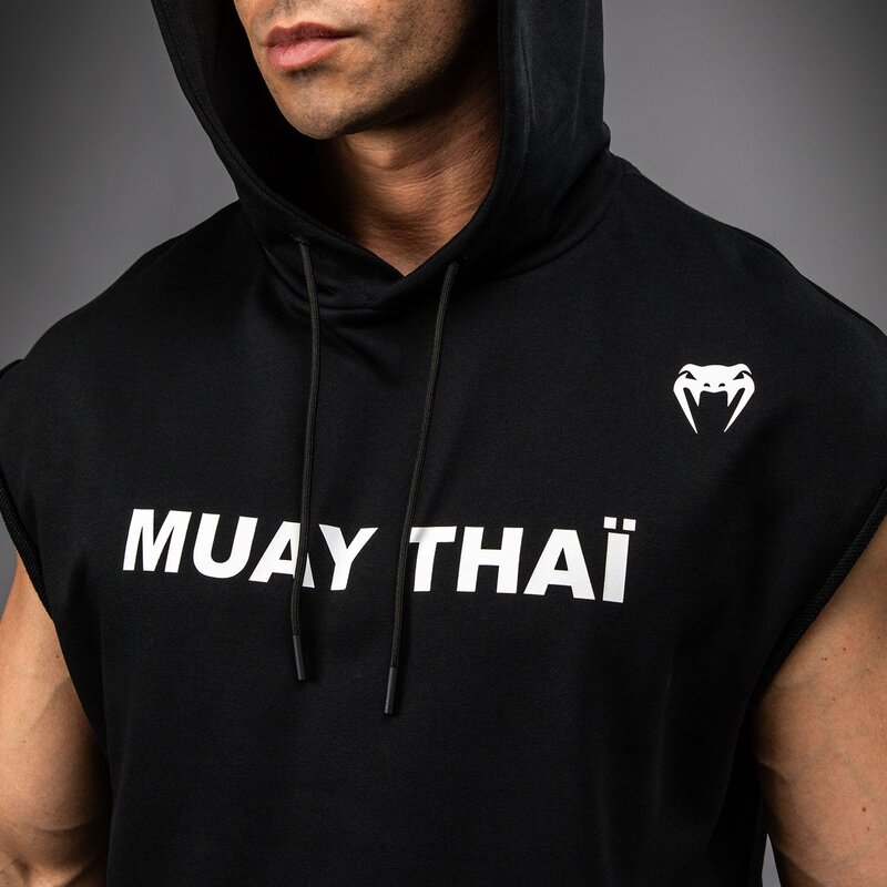 Venum Venum Muay Thai VT Ärmellose Hoodies Schwarz Weiß