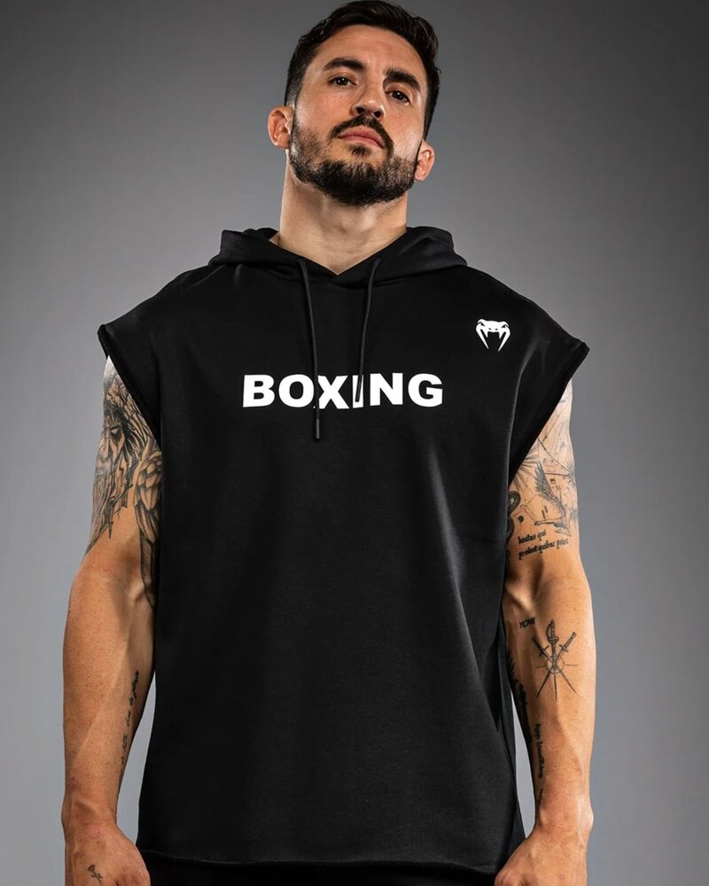 Venum Venum Boxing VT Ärmellose Hoodies Schwarz Weiß