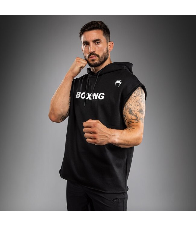 Venum Boxing VT Sleeveless Hoodies Black White