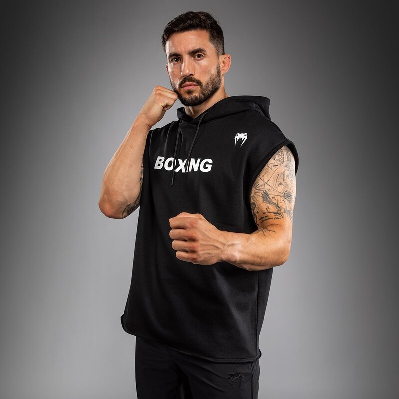 Venum Venum Boxing VT Ärmellose Hoodies Schwarz Weiß
