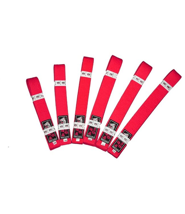 Matsuru Matsuru Budoband Rood Judo Karate