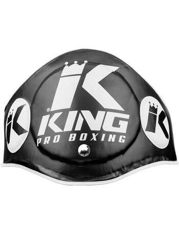 King Pro Boxing King Pro Boxing Belly Pad Bescherming KPB/BP Zwart Wit