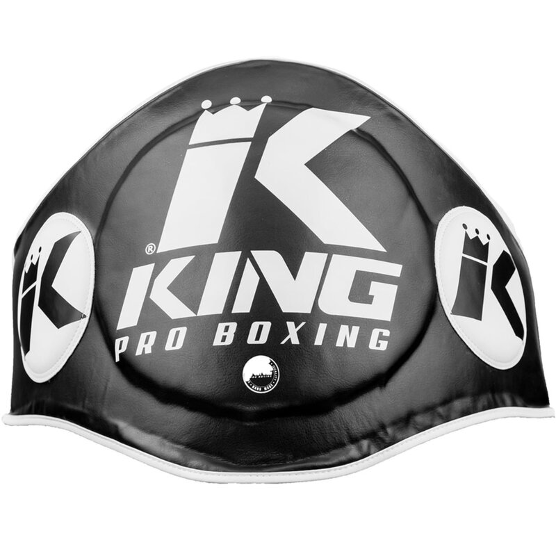 King Pro Boxing King Pro Boxing Belly Pad Bescherming KPB/BP Zwart Wit