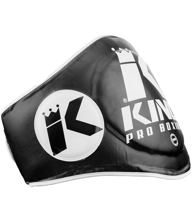King Pro Boxing Bauchschutz KPB/BP Schwarz Weiß