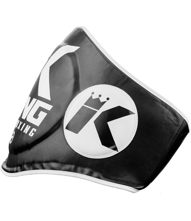 King Pro Boxing Belly Pad Protection KPB/BP Black White