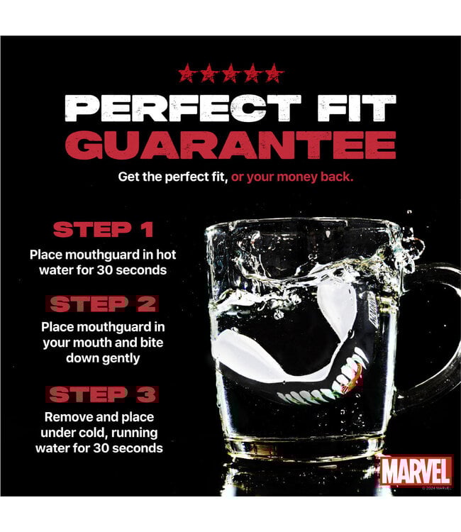 SAFEJAWZ Marvel Venom Mondbeschermer Bitje Kinderen