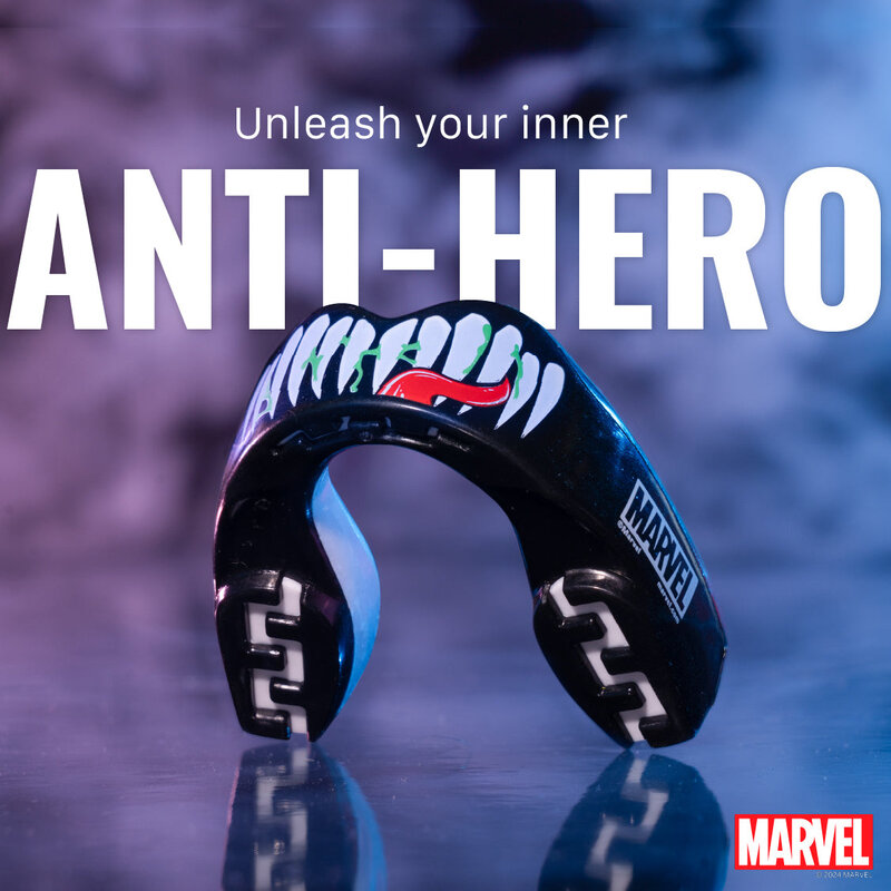 SAFEJAWZ SAFEJAWZ Marvel Venom Mondbeschermer Bitje Volwassene