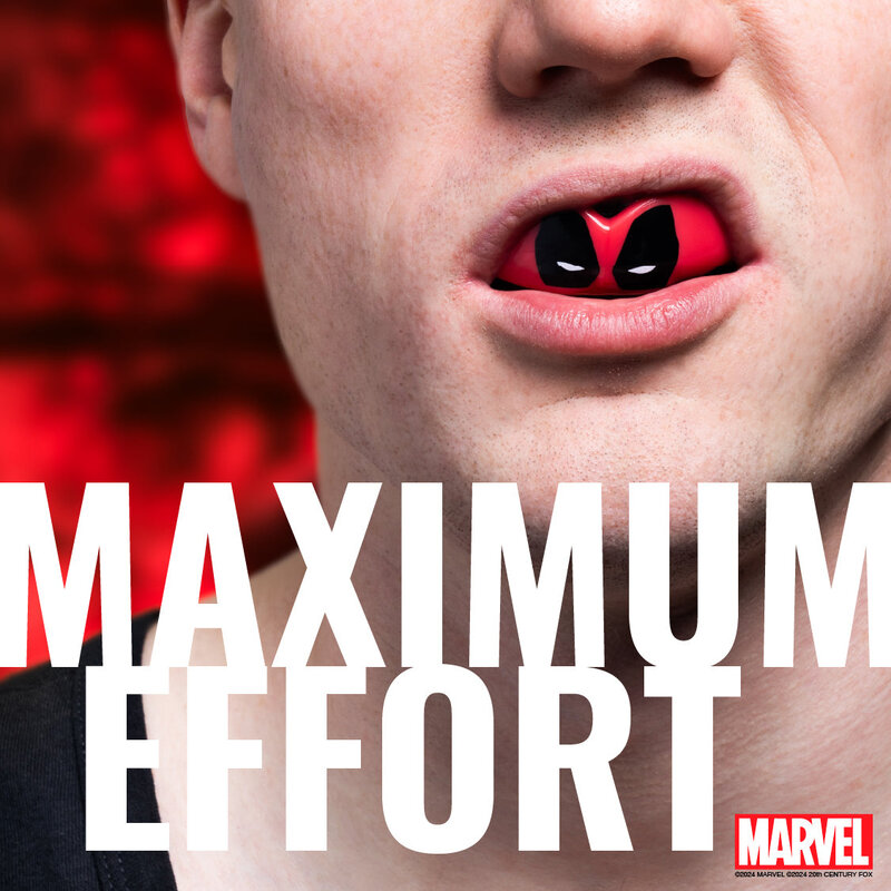 SAFEJAWZ SAFEJAWZ Marvel Deadpool Mundschutz Erwachsene