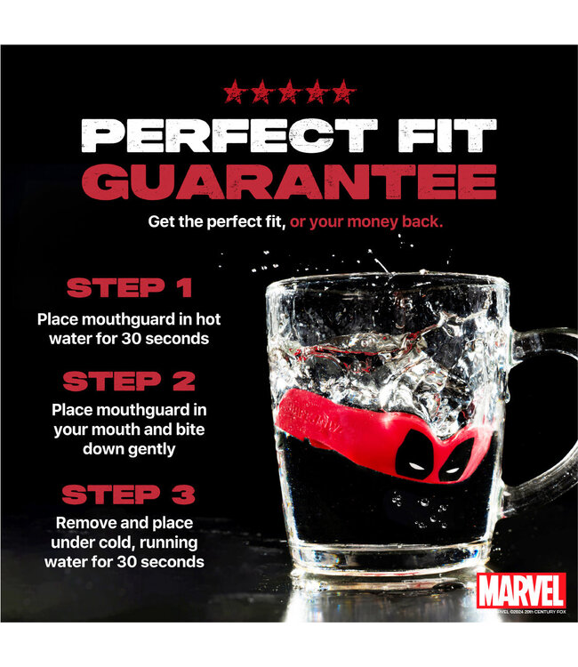 SAFEJAWZ Marvel Deadpool Mundschutz Erwachsene