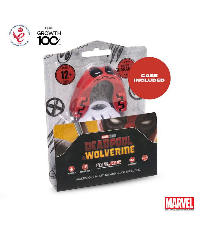 SAFEJAWZ Marvel Deadpool Mundschutz Erwachsene