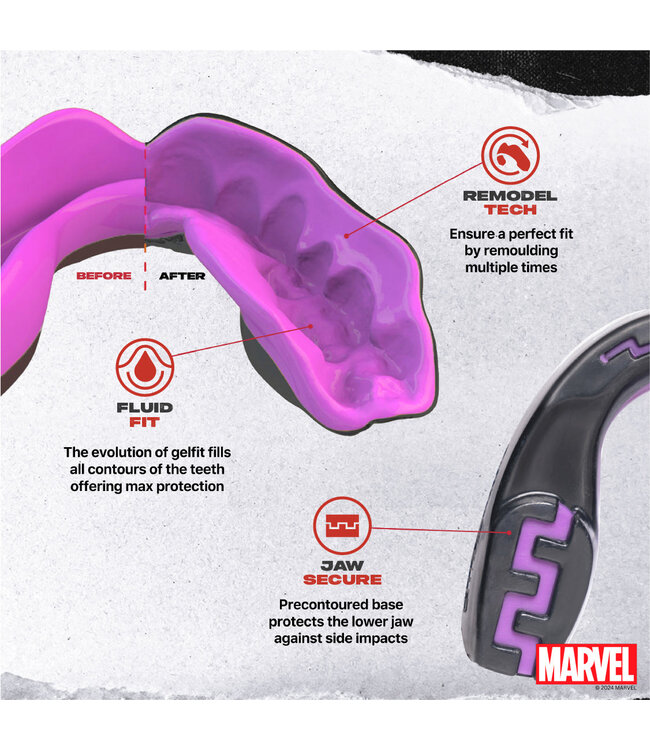 SAFEJAWZ Marvel Black Panther Mondbeschermer Kids