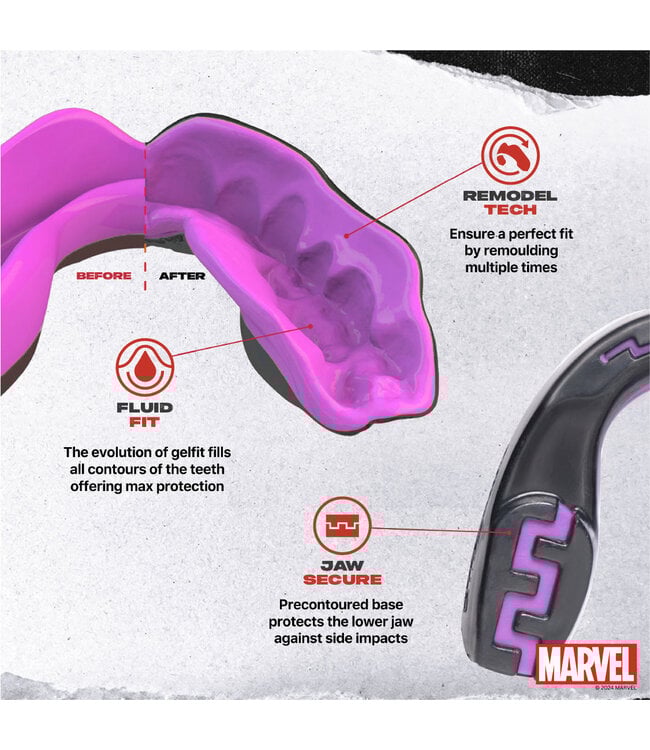 SAFEJAWZ Marvel Black Panther Mundschutz Kinder