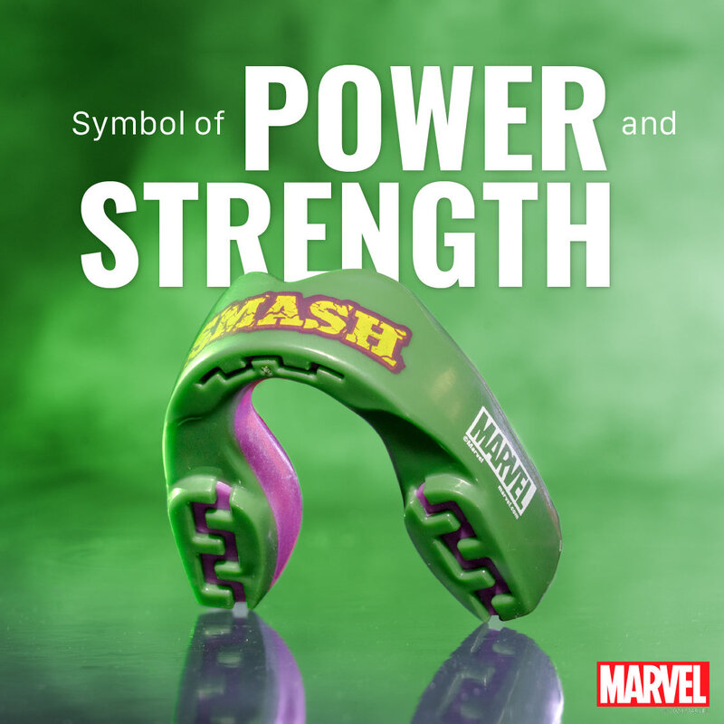 SAFEJAWZ SAFEJAWZ Marvel The Hulk Mouthguard Adult