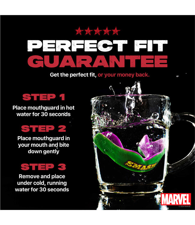 SAFEJAWZ Marvel The Hulk Mouthguard Adult