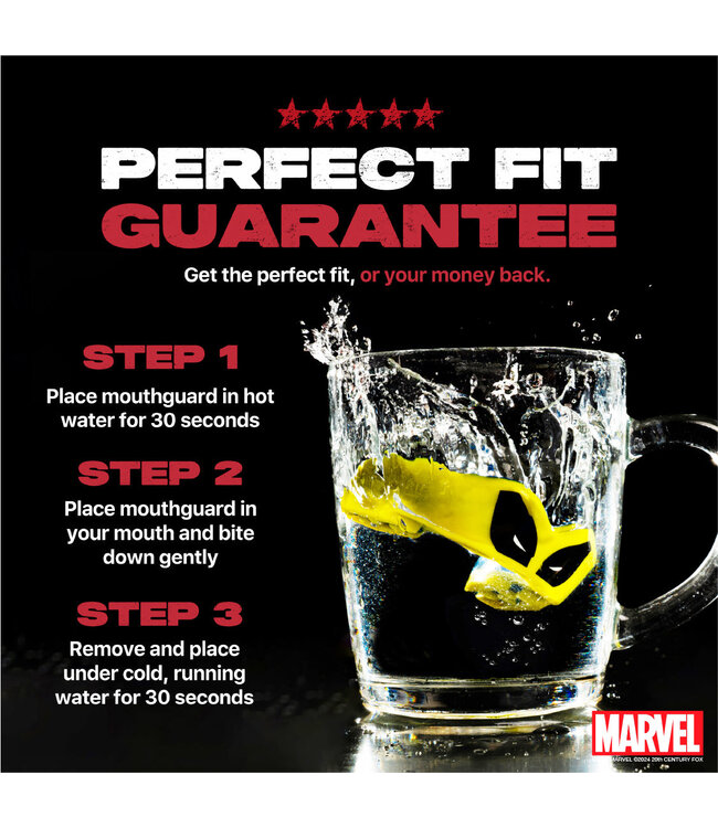 SAFEJAWZ Marvel Wolverine Mondbeschermer Volwassenen