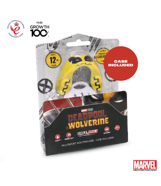 SAFEJAWZ Marvel Wolverine Mondbeschermer Volwassenen