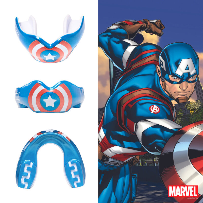 SAFEJAWZ SAFEJAWZ Marvel Ortho Captain America Mundschutz-Zahnspange