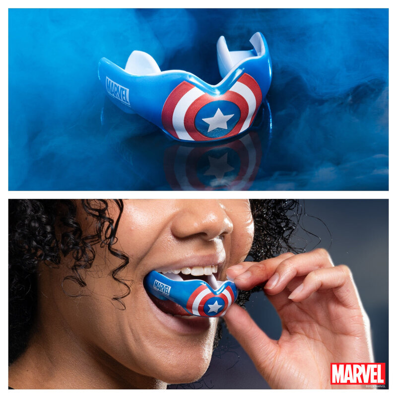 SAFEJAWZ SAFEJAWZ Marvel Ortho Captain America Mundschutz-Zahnspange