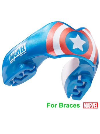 SAFEJAWZ SAFEJAWZ Marvel Ortho Captain America bitje beugels