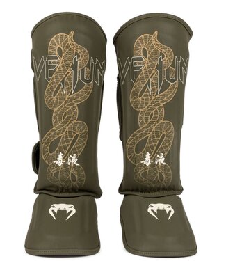 Venum Venum Serpenti Shin Guards Khaki Bronze Ivory