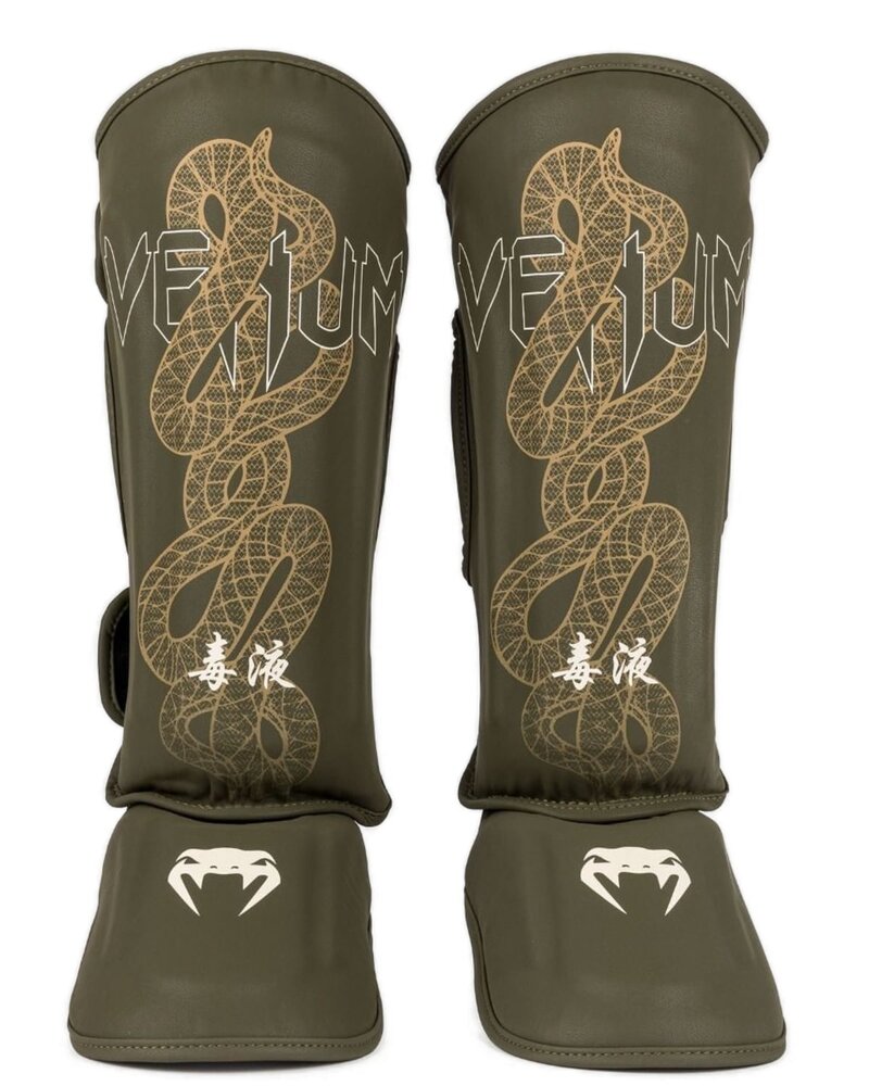 Venum Venum Serpenti Schienbeinschoner Khaki Bronze Elfenbein
