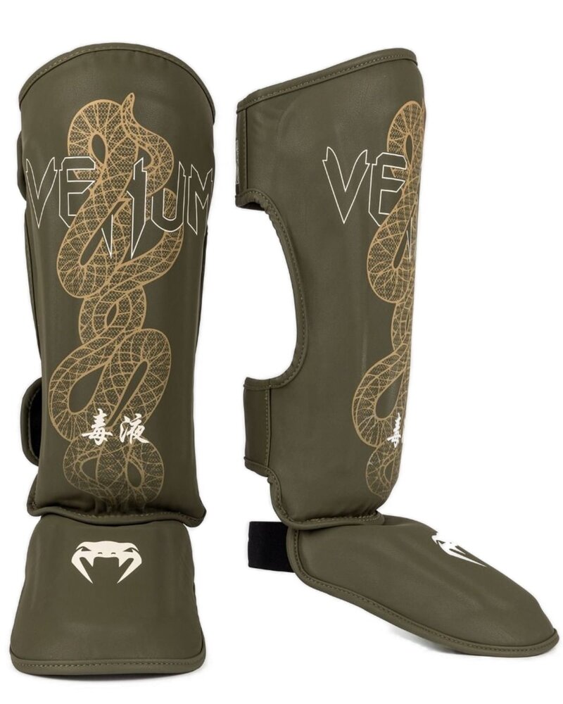 Venum Venum Serpenti Scheenbeschermers Kaki Brons Ivoor