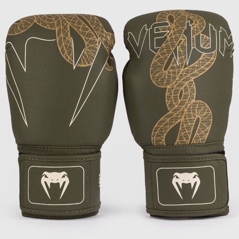 Venum Venum Serpenti Bokshandschoenen Khaki Brons Ivoor