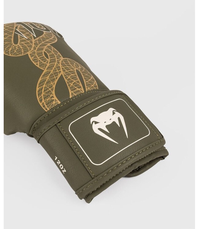 Venum Serpenti Boxhandschuhe Khaki Bronze Elfenbein