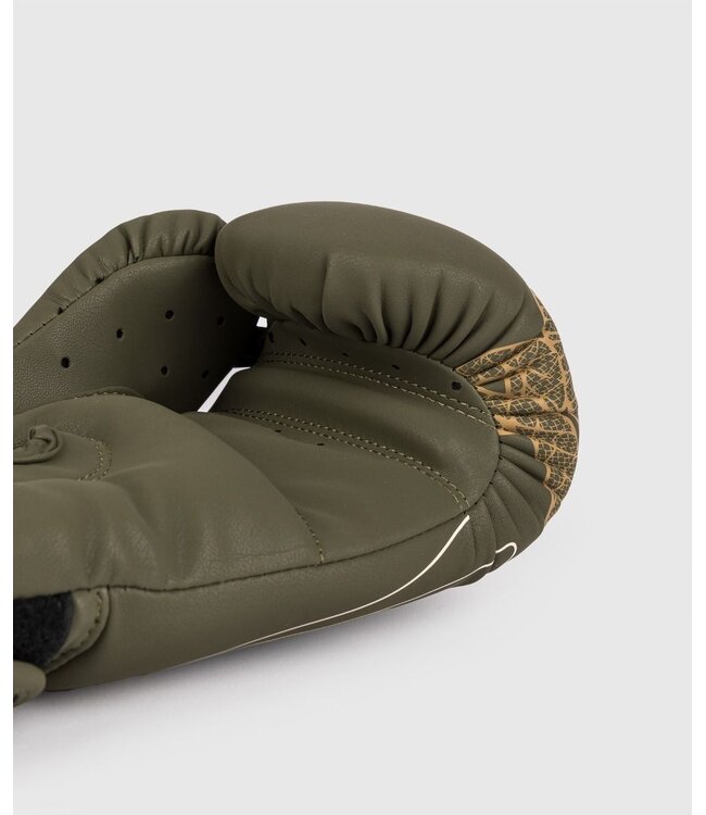 Venum Serpenti Bokshandschoenen Khaki Brons Ivoor