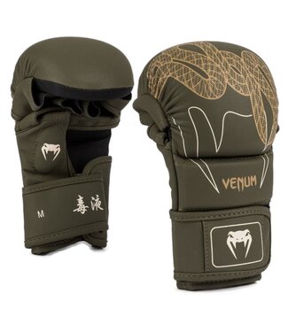 Venum Venum Serpenti Sparringhandschuhe Khaki Bronze Elfenbein