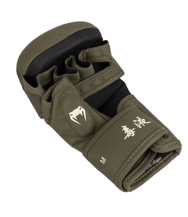 Venum Serpenti Sparringhandschuhe Khaki Bronze Elfenbein