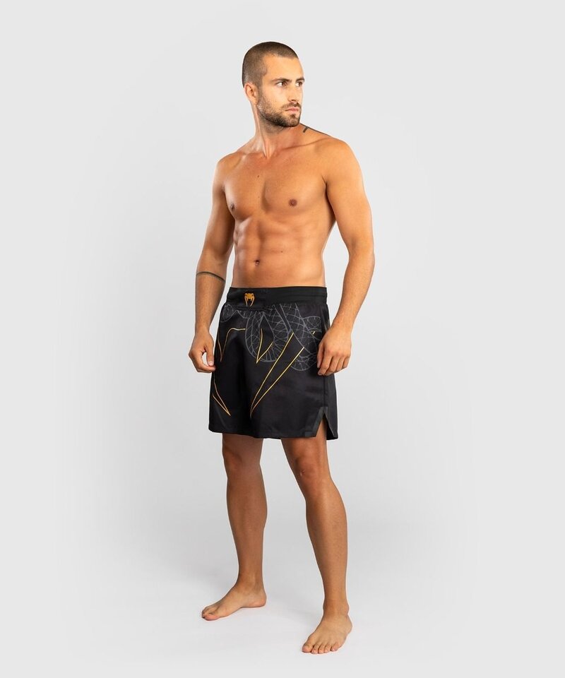 Venum Venum Serpenti Fightshorts Black Silver Gold