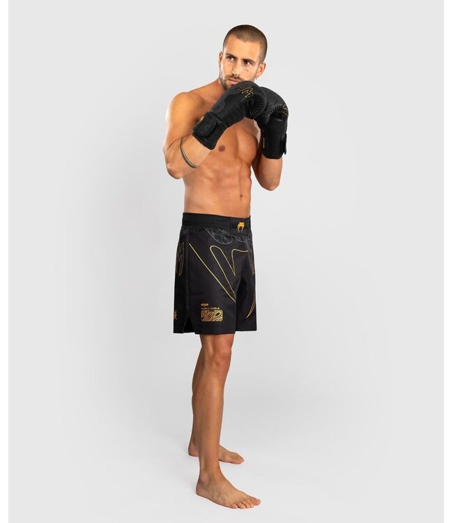 Venum Serpenti Fightshorts Black Silver Gold - MMA & Kickboxing
