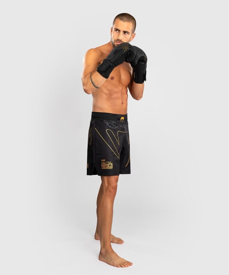 Venum Venum Serpenti Fightshorts Black Silver Gold