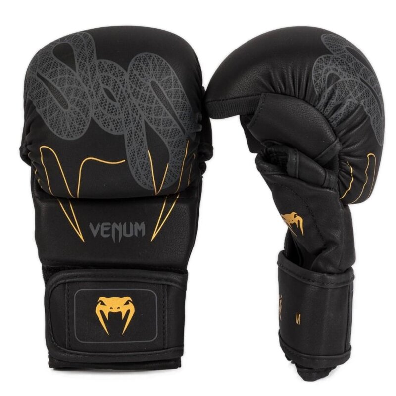 Venum Venum Serpenti Sparring Gloves Black Silver Gold