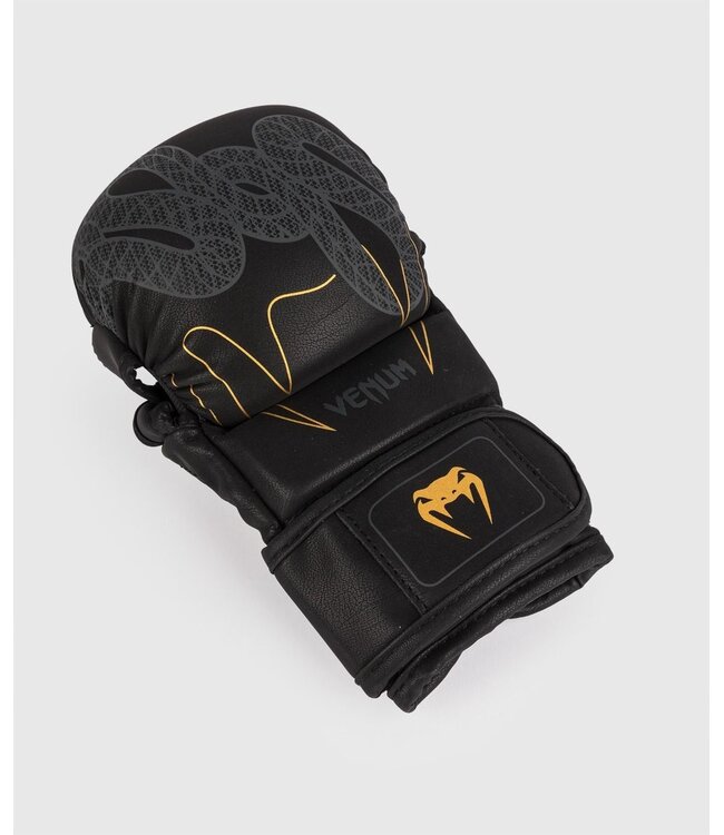 Venum Serpenti Sparringhandschuhe Schwarz Silber Gold