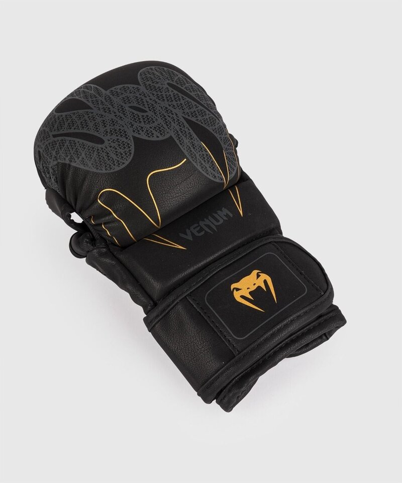 Venum Venum Serpenti Sparring Gloves Black Silver Gold