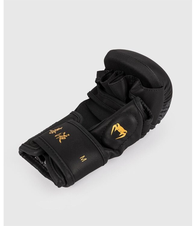 Venum Serpenti Sparringhandschuhe Schwarz Silber Gold