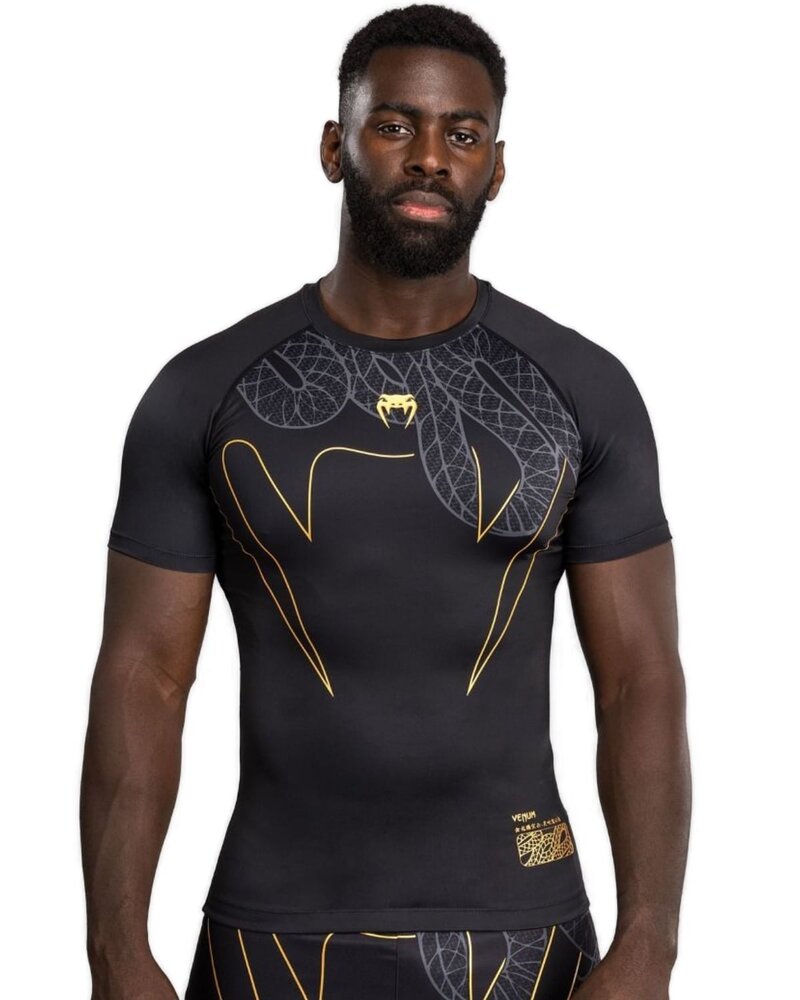 Venum Venum Serpenti Rash Guard Zwart Zilver Goud